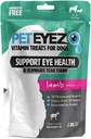 PetEyez Tear Stain Remover Vitamin Treats for Dogs - Supporta la salute degli occhi e riduce il prurito & Tear Stain Buildup - 100% Natural Dog Treats with Superfoods, Antioxidants & Nutrients - Lamb Flavor - 1oz