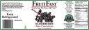 100% Pure Elderberry Juice Concentrate (32 fl. oz. - Confezione da 4) di FruitFast - Brownwood Acres | Non zuccherato, Non OGM, Gluten Free, All Natural Juice Extract - promuove la funzione immunitaria sana*
