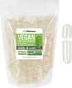 XPRS Nutra Size 4 capsule vuote - 5000 conte Piccole capsule vegane vuote - Riempimento della capsula vegetale fai da te - Fillable Do-It-Yourself Veggie Pill Caps per integratori