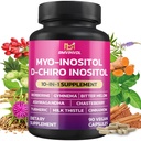 BMVINVOL Inositol Supplemento - Myo-Inositol e D-Chiro Inositol Ideale 40:1 Ratio - Plus Berberine, Cinnamon, Ashwagandha + 5 Più - 90 capsule