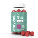 Zeolite naturale Heavy Metal Detox Kids, pancia masticabile, Zeolite micronizzata, pulizia totale del metallo del corpo, pulizia della tossina, non OGM, 60 gummie di bacche miste