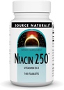 Fonte Naturals Niacin 250 Tablet, 100 Conte