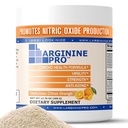 L-Arginina PRO | 5.500mg L-Arginina Plus L-Citrullina 1,100mg Orange Powder Drink Mix Supplemento per la produzione di ossigeno nitrico aumentata