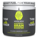 Booster Nootropic Brain Booster (90 Servings) Nootropic Drink Mix & Brain Supplement - Boost carburante cervello Energia, Focus & Memory - Calorie Zero, Sugar Free - Kiwi Strawberry