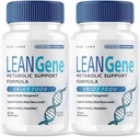 Rize labs Lean Gene Supplement, Metabolic Support Formula, Lean Gene per la perdita di peso avanzata, Lean Gene Max Strength Capsules, LeanGenex All-Natural Pills (120 Capsules) (Pack of 2)
