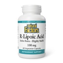 Fattori naturali, acido R-Lipoico, supporto antiossidante, 60 capsule