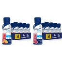 Assicurare Bevanda Nutrizione Chiara, 0g Grasso, 8g Protein, Frutta Mista & Mirtillo Pomegranato Aroma, 10 Fl Oz, Confezione da 12