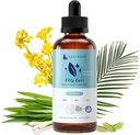 kin+kind Cat Ear Cleaner - Cat Ear Drops, Vet Ear Solution, Elimina Wax, Odor e Itchy Irritazione, Cat Ear Cleaner Solution, Natural in-Home Pet Grooming - Made in USA
