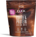 Fai clic su Proteine del caffè, Proteine e Caffè Reale All-in-One, Bevanda di Sostituzione del Pasto, Sapore di Mocha, 23 Vitamine Essenziali, Caffè Espresso Doppio Shot, Caldo o Freddo, 15.8-Oncia