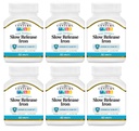 21st Century Lento Rilasciare Ferro compresse - 60 ct, Confezione da 6 - Imballaggio Vary May
