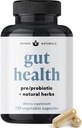 All-in-One Gut Salute w/Probiotici, Prebiotici, Erbe di sostegno della digestione, e Adaptogens - Leaky Gut Formula di riparazione per il supporto Gut Lining, Aiuto in digestione, e Promuovere Buon Bacteria