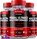 NutraRize (3 Pack) Primal Ultimate Gummies, Official PrimalUltimate Performance Supplement, The Key to Regain Confidence, Premium Gummy, Official Prime Ultimate Recensioni (180 Gummies)