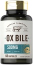 Carlyle Ox Bile Supplemento 500 mg | 60 capsule | Enzimi digestivi | Non-GMO & Gluten Free | by Herbage Farmstead