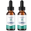(2 Pack) Gocce d'orecchio Cortexi - Formula ufficiale - Trattamento Cortexi Tinnitus Gocce di sostegno uditivo Cortexi, Cortexi per ringing in orecchi, Supplemento Cortexi Drops Massima resistenza Nuovo Migliorato (2 oz)