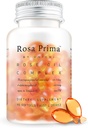 Unichi Rose Oil Vitamina E Supplemento per la salute e la rigenerazione della pelle, Menstrual Cycle Mood Management, Respirazione Refresh, 90 Softgels