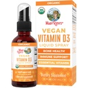 MaryRuth Organics Vitamin D USDA Organic | VIT D3 Liquid | Sugar Free | Liquid VIT D Spray Supporto immunitario per adulti e bambini | Bone Health| Vegan | Gluten Free | Non-GMO | 30 Serve