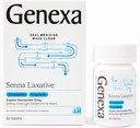 Genexa Senna Laxative Tablets | Irregularity & Constipation Relief | Gentle efficace, Lassativo notturno | Libero di Talc | Certificato Organico & Non OGM | 50 compresse