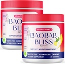 LIVORKA Baobab Bliss, Tutti Natural Fiber Organic Fruit Powder Supplement, 60 Serve per 2 Mesi (Pack of 2)