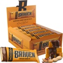 Braven Bar Cioccolato Caramel Nut Energy Bar (1.59 oz, Confezione da 20) – Cuciture energetiche con 5g Protein – On-the-Go Spuntini energetici per la corsa, l'escursione e lo sport - Gluten Snack gratuiti per il potenziamento dell'energia sostenibile