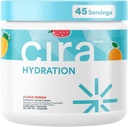 Cira Hydration Powder (45 Servings) - Miscela di bevanda elettrolita con sale himalayano per la disidratazione sollievo e recupero - Punch di frutta