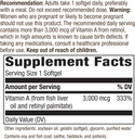 Vitamina A - 10000 IU - 100 Softgels