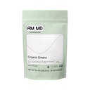 Amy Myers MD Organic Greens Powder - Supporta energia e salute del fegato - USDA miscela Superfood organica con Spirulina, clorella, erba d'orzo - 270g (30 Serve)