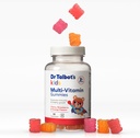 Dr. Talbot's Kids Multi-Vitamin Gummies - Vitamina A, C, B-12, Zinc Immunity and Growth Support for Children - 60 Gummies - 2+ Anni - Fragola, Ciliegia e Arance Flavors