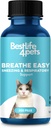 Gatto Respiratorio Comfort Supplemento - Respirazione naturale Facile Felina Supporto per tutte le stagioni, Tosse, Occasional Nasal Stuffiness and Sneezing - 400 Odorless, Easy-to-Administer Tasteless Pills