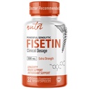 Fusioni di natura Nutri Fisetin 500mg 32 Count - Dosaggio Clinico - Integratori di Fisetin - Potente Attivatore senolitico, Antiossidante, & Supporto del cervello - Polifenoli naturali - 32 Conteggio
