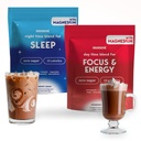 Bevi la tua meditazione Moment Chocolate Dream & Cacao Adaptogen Mushroom Bundle | Sleep & Energy | 0 Sugar | Hot Chocolate & Coffee Alternative | Reishi, Ashwagandha, Lion's Mane, GABA | 30 Servings