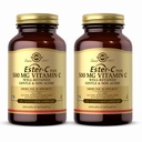 Solgar Ester-C Plus 500 mg Vitamina C (Ascorbate Complex) - 100 capsule vegetali, Confezione da 2 - Antiossidante e supporto immunitario - Non OGM, Vegan, Gluten Free, Kosher - 200 Total Servings