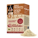 Fidobiotici Buoni Guts per Mutts Medi Probiotici per Cani, 6 miliardi di CFU, 11 Strains, 5 Enzimi Digestivi, 2 Prebiotici, Salute Digestiva Gut per Cani, Adulti & cucciolo Probiotici Supplementi (30 giorni)