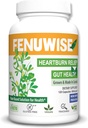 Integratore naturale della capsula di fibra fieno greco per il sollievo acido - Integratore alimentare vegano Premium Supporta la salute digestiva, 120 conte