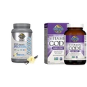 Giardino della vita Organico Vegan Sport Protein Powder, Vanilla - Probiotici, BCAA, 30g Proteine vegetali & Zinc Supplementi 30mg Alta Potenza Zinco crudo e Vitamina C Integratore Multiminerale