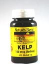 Miscela della natura Kelp 150mcg (Iodine), 200 linguetta, (Pack of 2)