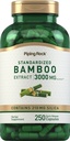 Piping Rock Bamboo Estratto di capsule | 3000mg | 250 Count | Integratore di erbe | Silica 210mg | Non-GMO, Gluten Free