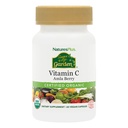 Natures Plus Sorgente di Life Garden Certificato Biologico Vitamina C - 500 mg, 60 capsule vegane - Integratore di Supporto Immune Tutto Cibo, Antiossidante - Vegetariano, Senza Glutine - 30 Serve