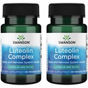 Swanson Luteolin Complex w/Rutin - Integratore di supporto per il cervello Promozione della memoria, Mood & Salute cognitiva - Formula naturale per aiutare a mantenere il sistema nervoso - (30 capsule vegetali) 2 Pack