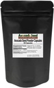 Avocado Seed Powder Capsules [60 Count] #1 Prebiotic Fiber + Antiossidante Supplemento, Raw Food, Salute Digestiva - L'Ultimo SuperFood Sostenibile