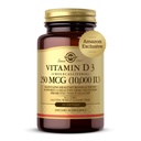 Solgar Vitamin D3 Cholecalciferol 250 MCG 10000 IU Softgels aiuta a mantenere le ossa sane denti Immune Supporto di sistema Non-GMO Gluten, Dairy Free Servings, 180 Conte