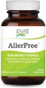 Integratore di Allergy Natural AllerFree di Pure Essence Labs - Pillole Non Drowsy per Allergie Stagionali Sinusali e Nasali con Enzimi e Erbe - 60 Capsule
