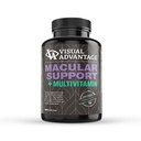 Lunovus Macular Support Plus Multivitamin Basato su AREDS 2 Study - Vitamine Occhiali per Supporto Maculare - Supplemento minerale con Luteina e Zeaxanthin - 180 Gel Morbidi