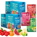 Ener-C Multivitamin Drink Mix - Confezioni di vitamina per acqua, Pacchetti di polvere di elettroliti, Miscela di bevanda di vitamina, Miscela liquida di idratazione, Booster immunitario per adulti, Energia sana - Varietà Pack, 60 Contenitori