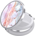 Nipichsha Pill Box, Small Pill Case for Purse & Pocket, Cute Travel Medicine Organizer, Portable Medicine Container Holder to Holding Vitamins, Medication, Fish Oil & Supplements, Marmo Rosa