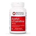 Protocollo Acetil- L-Carnitina 500mg - Supplemento di energia, Nerve e supporto del cervello - 100 tappi di Veg