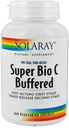 SOLARAY Super Bio Vitamin C 1000mg, Buffered, Time Release Capsule con Bioflavonoidi, Due-Stage per Alta Assorbimento & All Day Immune Support, Vegan, 60 Day Guarantee, 50 Serve, 100 VegCaps