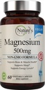 Integratori di Magnesio Potenti della Natura | Citrato di Magnesio & Magnesio Ossido 500mg | Integratore di Magnesio Vegano per Donne & Uomini | Magnesio USA Made Magnesio per il sostegno al sonno - 60 capsule di verdure