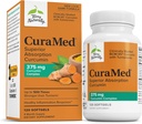 Terry naturalmente curaMed 375mg - Antiossidante supplemento per il cervello e il sostegno della salute immunitaria - Supplemento dietetico con curcumina e olio essenziale curcuma - Herbal Liver Support - 120 Softgels