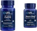 Estensione della vita Super Ubiquinol CoQ10 con il supporto mitocondriale migliorato & Neuro-mag Magnesio L-threonate, Magnesio L-threonate