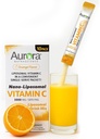 Aurora Nutrascience Nano-Pack Liposomal Vitamin C Powder Drink Mix, Supporto Immune, Alta Forza 3.000 mg Per Serve 10 singoli Packets, Arancione